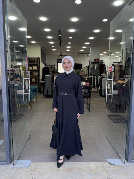 فستان اسود مميز