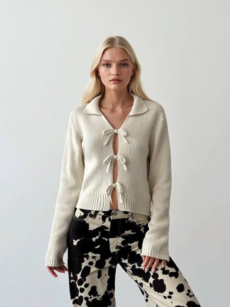 جرزة صوف مع ربطات