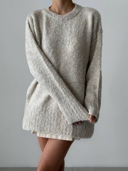 بلوزة صوف دافية