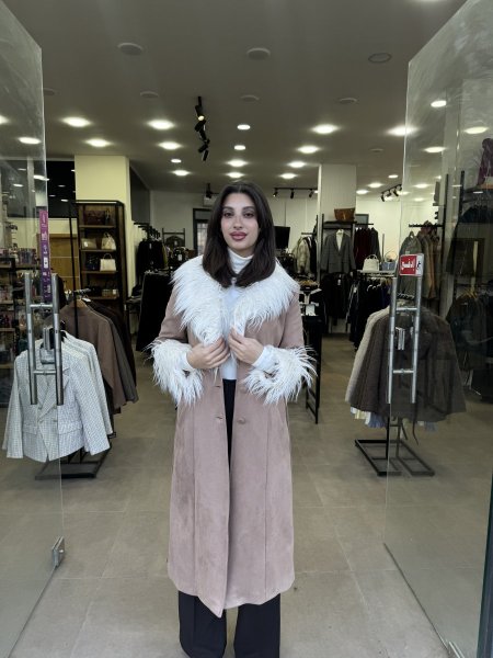 جاكيت جوخ مع فرو